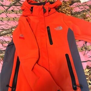 The North Face Summit Series windstopper Jacket - Orange and gray